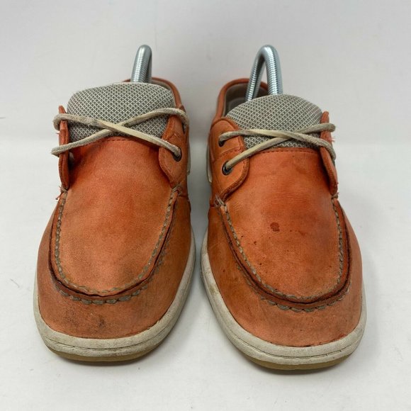 L.L. Bean Women’s Brown Suede Boat Shoes Size 9M | Casual Moc Toe Loafers - Picture 3 of 7